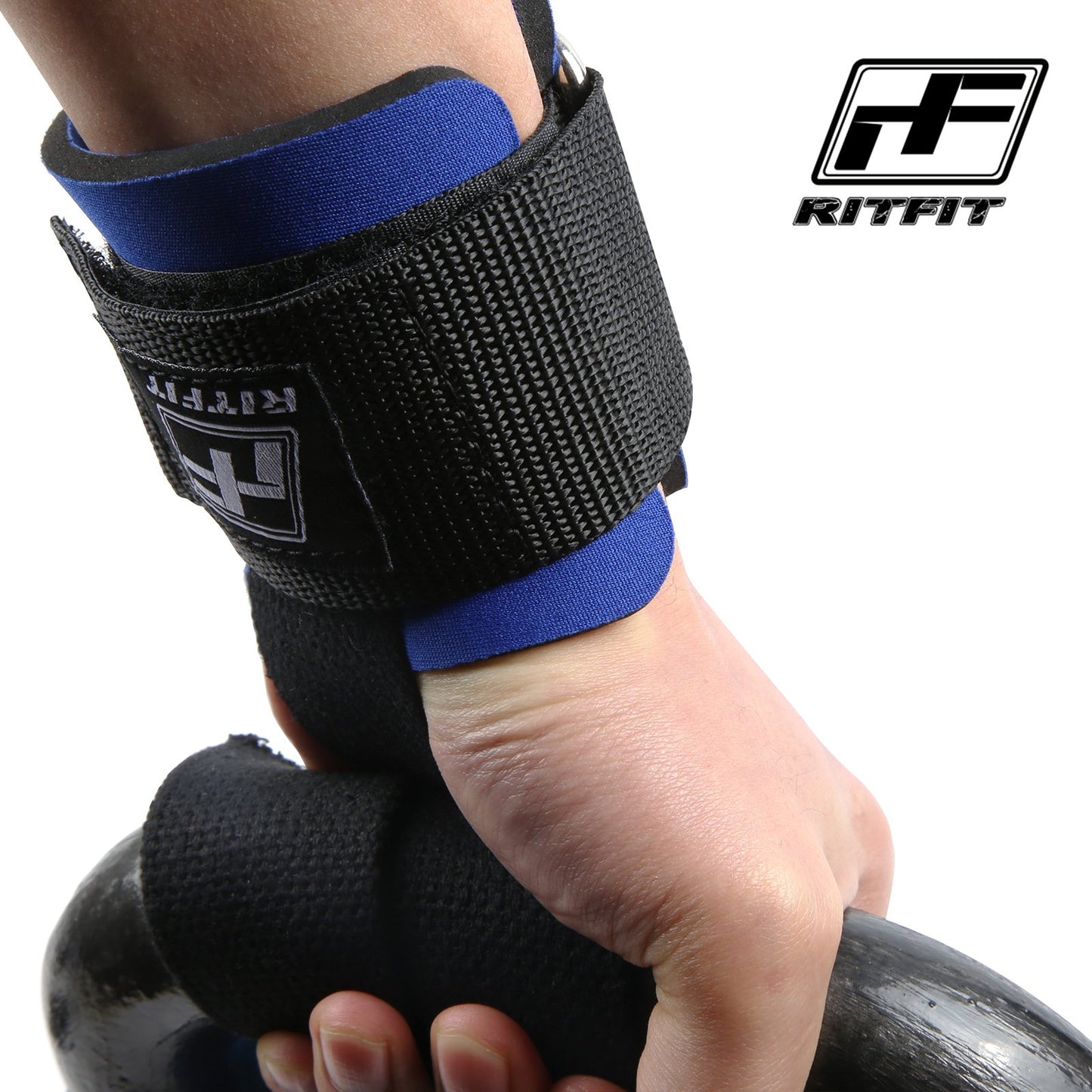 RitFit Lifting Straps + Wrist Protector for Weightlifting, Bodybuilding, MMA, Powerlifting, Strength Training ~ Men & Women - Opticdeals