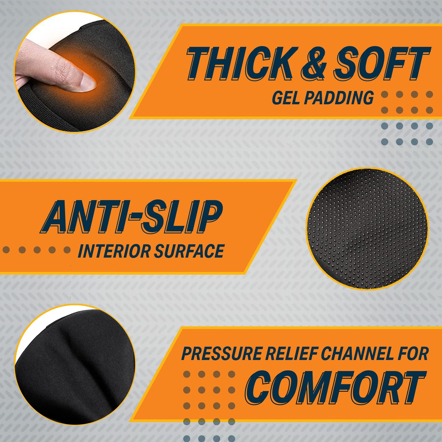 Most Comfortable Exercise Bike Seat Cushion Soft Gel Pad - Universal Bicycle - Opticdeals