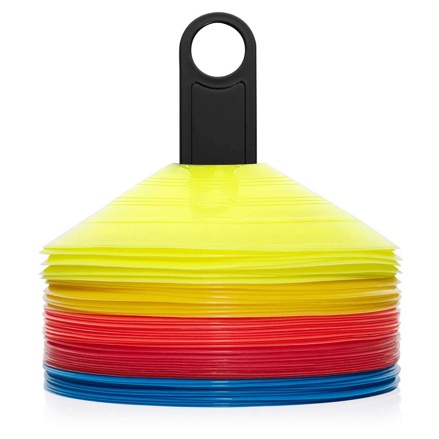 Agility  Training Disc Cones Pack of 50 With Carry Bag - Opticdeals