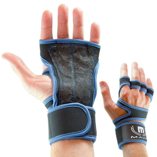 Mava Sports Cross Training Gloves with Wrist Support for Fitness, WOD, - Opticdeals