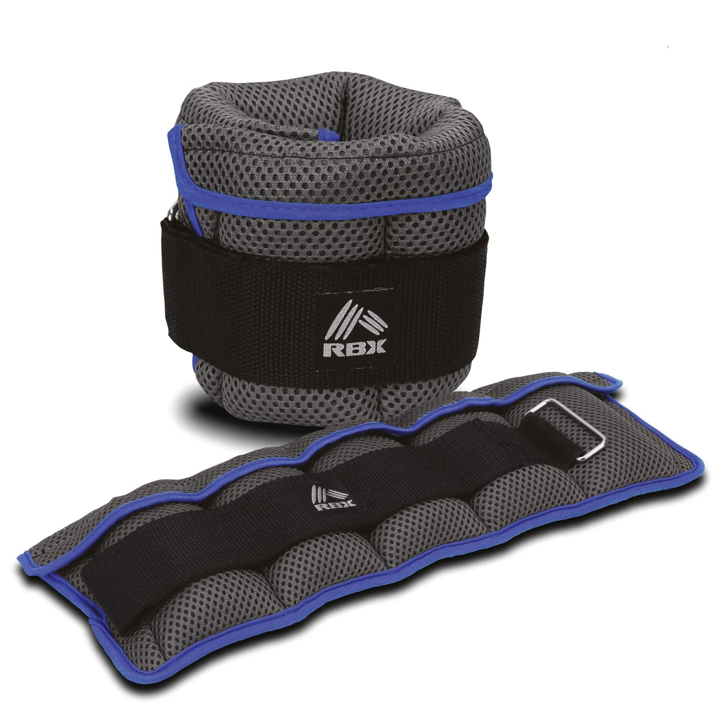 RBX 3lb Adjustable Wrist Ankle Weights with Removable Individual Weight Packs Set of 2 - Opticdeals