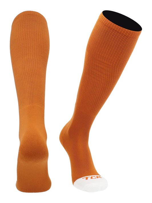 TCK Prosport Performance Tube Socks (Texas Orange, Medium) - Opticdeals