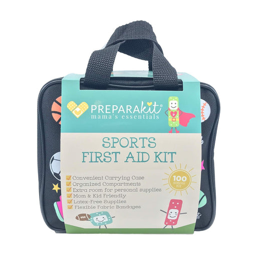 PreparaKit Travel First Aid Kit for Sports and Survival Kit for Mom! Compact Kit - Opticdeals