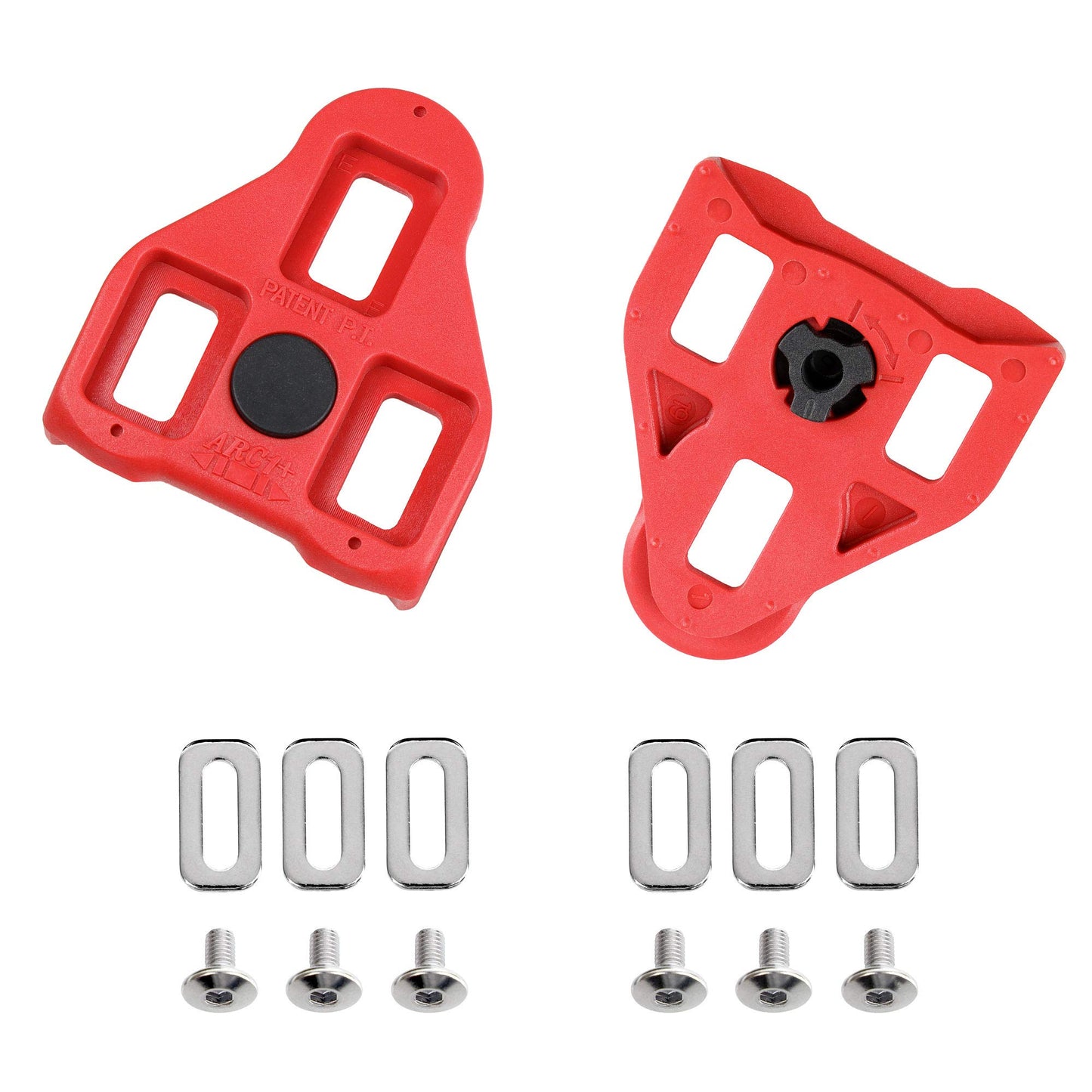 CyclingDeal 2 Pairs of Bike Cleats Compatible with Peloton Look Delta (9 Degree) - Opticdeals