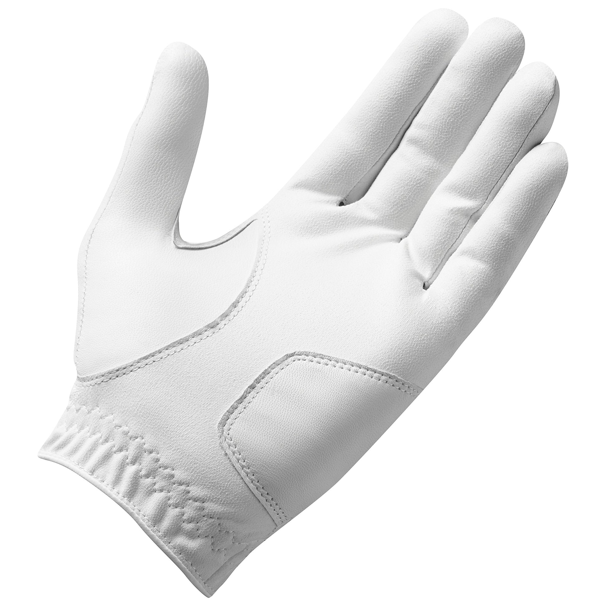 TaylorMade Stratus Tech Glove 2-Pack (White, Left Hand, Medium/Large), White(Medium/Large, Worn on Left Hand) - Opticdeals