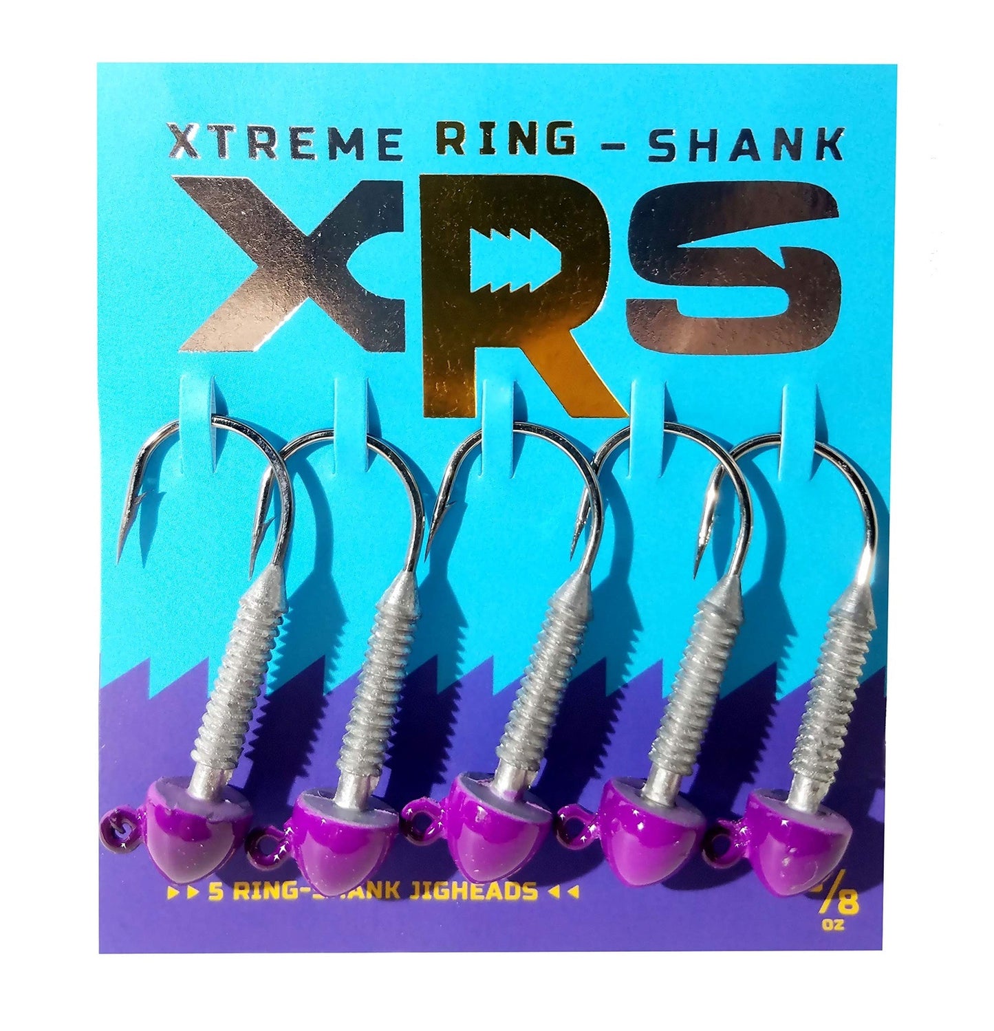 XRS Xtreme Ring Shank Jig Head (UV Coated 10-Pack) - Opticdeals