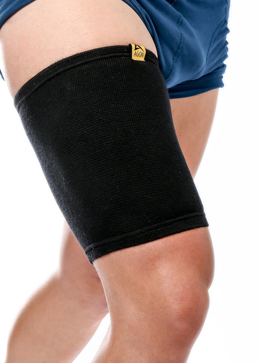 Agon Thigh Compression Sleeve Brace Support Compression Recovery Thighs Wrap - Opticdeals