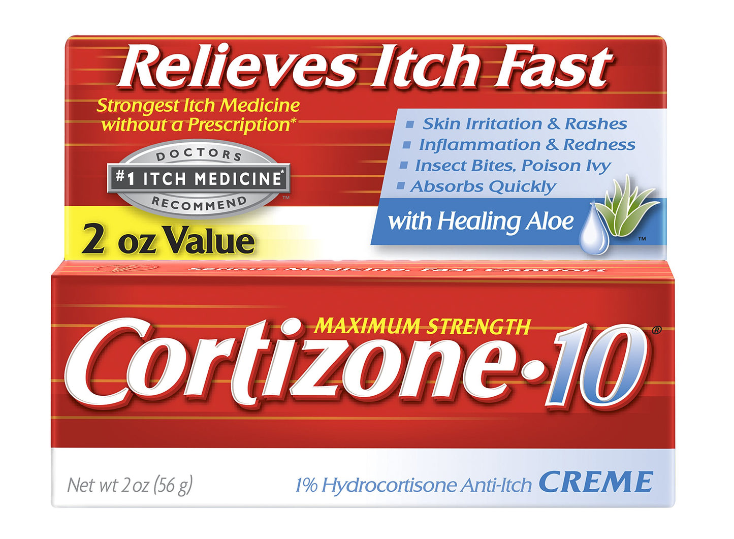 Cortizone-10 Max Strength Creme, 2 Ounce