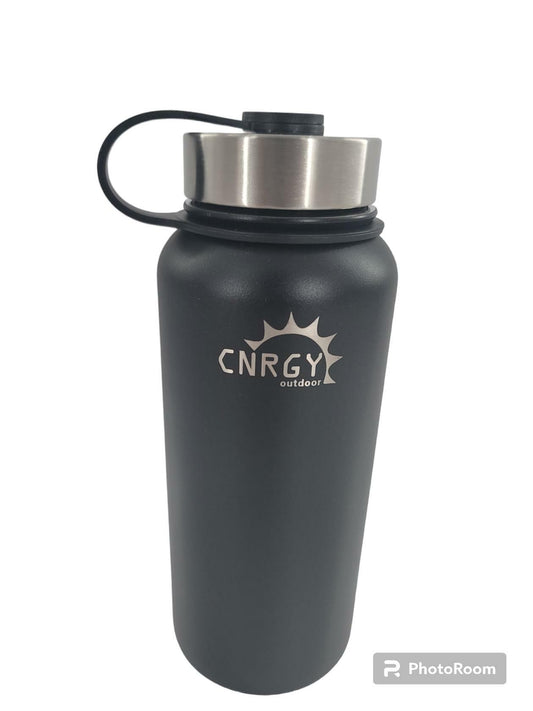 CNRGY OUTDOOR Sports Water Bottle (Black) - Opticdeals