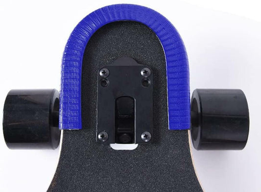 weizhang Skateboard Deck Guards Protector 2 Pack, Excellent Edge Protection, Longboard, Boosted Board Nose Guard and Tail Guard, Durable Shock Absorbing Rubber Cover, Rubber Strip (Blue) - Opticdeals