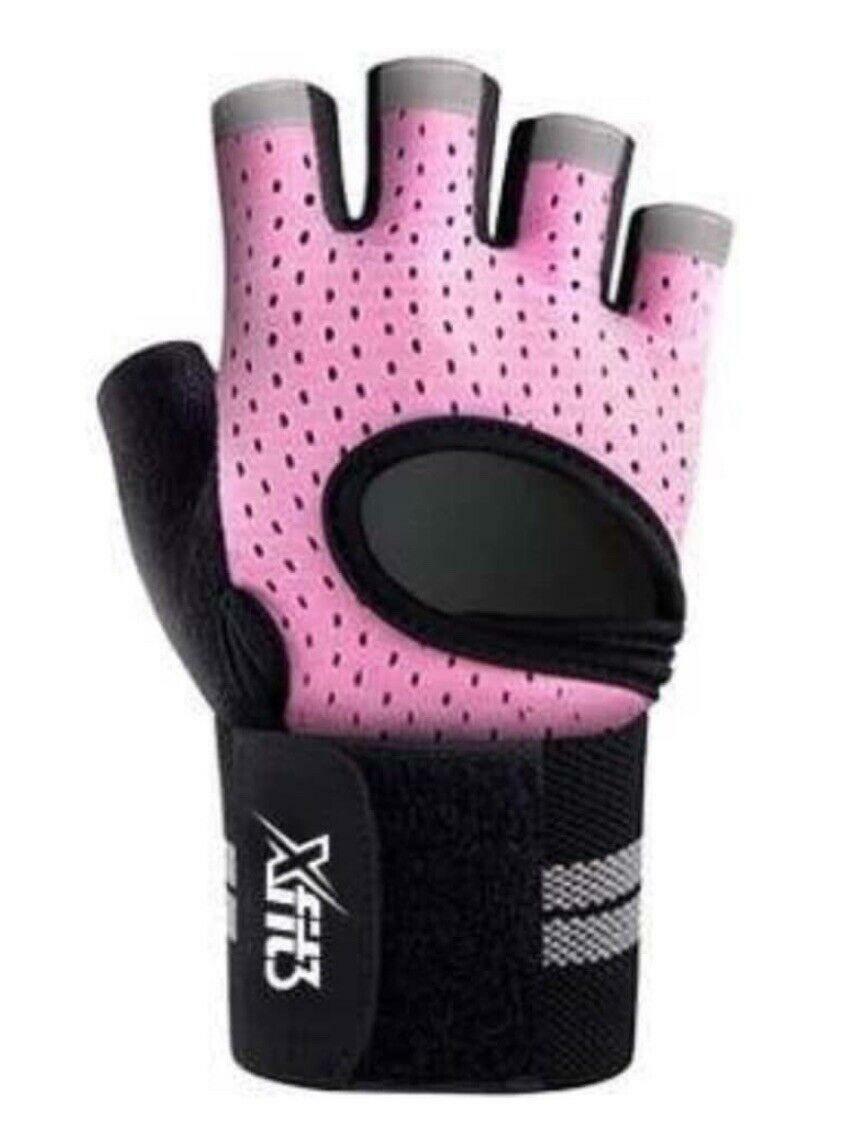 XFIT3 Workout Gloves Womens Size M Pink - Opticdeals