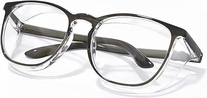 LeonDesigns Safety Glasses Anti-Fog Women Fashion Eye Protection Dark Clear - Opticdeals